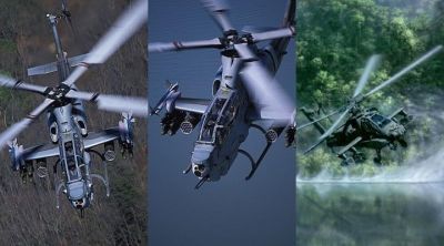 Helikopter Apache w akcji