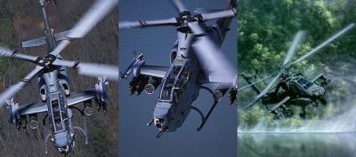 Aktywne zdjęcia śmigłowca Apache - wallpaper preview