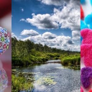 Kolorowe Dekoracje w Kształcie Serca