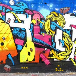 Wibrująca Sztuka Graffiti