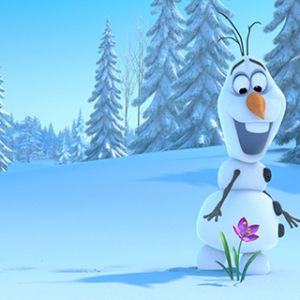 Olaf w zimowej krainie