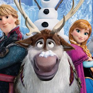 Postacie z Krainy Lodu - Olaf, Kristoff, Anna