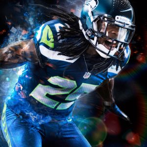 Dynamiczny Gracz NFL w Akcji