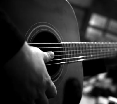 Zbliżenie na Gitarę Akustyczną - wallpaper preview