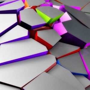 Kolorowy Geometrczny Projekt Abstrakcyjny