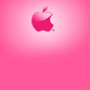 Różowe Logo Apple