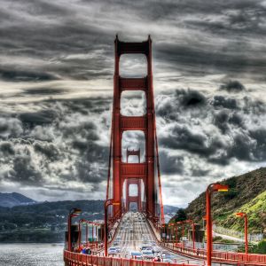 Sceniczny Widok na Most Golden Gate