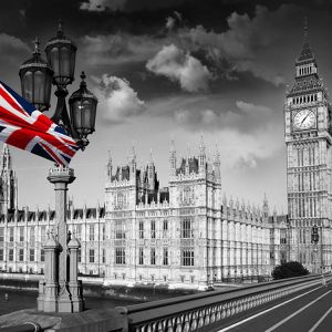 Big Ben i Westminster Bridge