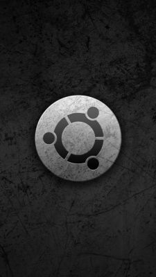 Logo Ubuntu na Tle Grunge - wallpaper preview