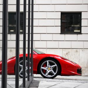 Czerwone Ferrari Sportowe