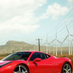 Czerwone Ferrari 458 Italia
