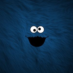 Uroczy Tło Cookie Monster
