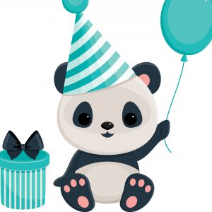 Urocza Panda na Urodzinach