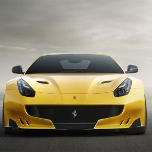 Żółte Ferrari Sportowe Auto