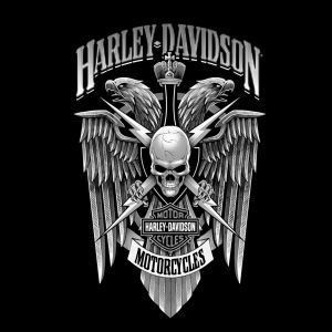 Design Czaszki Harley-Davidson