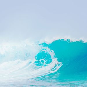 Piękna Fala Oceaniczna